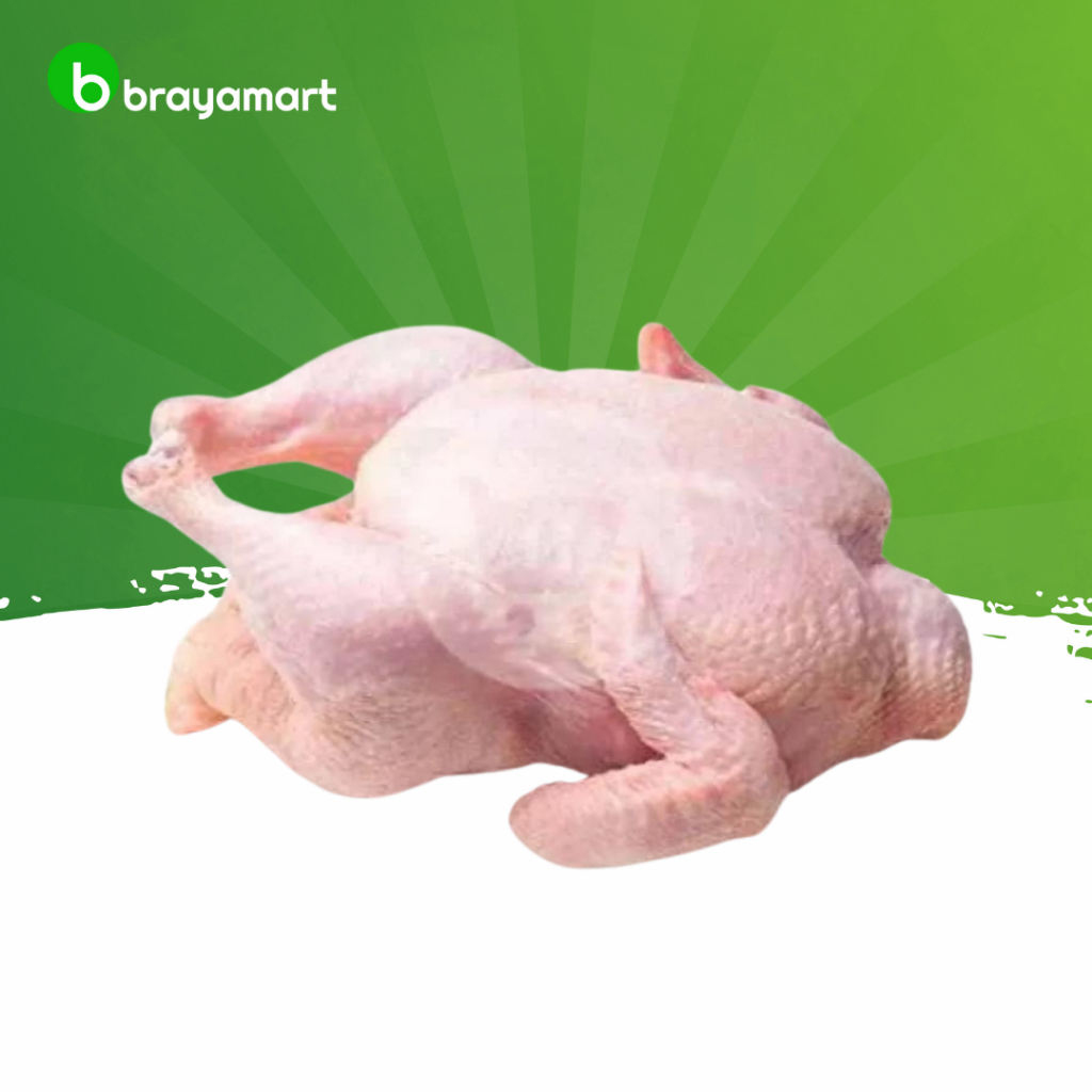 

Ayam kampung 1 ekor 1,2 - 1,3kg Brayamart