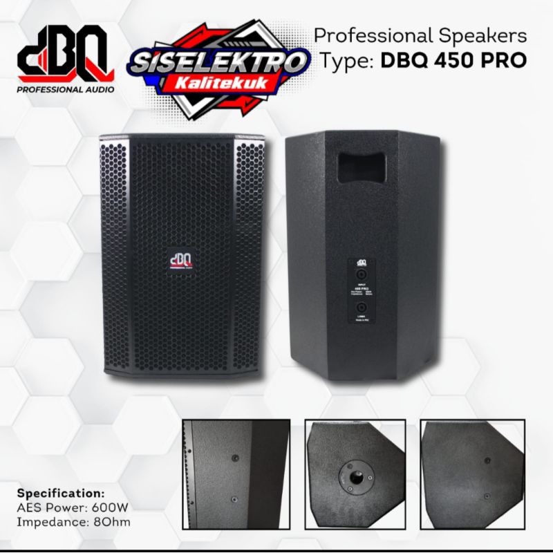 DBQ 10 Inch Speaker Pasif 450 Pro