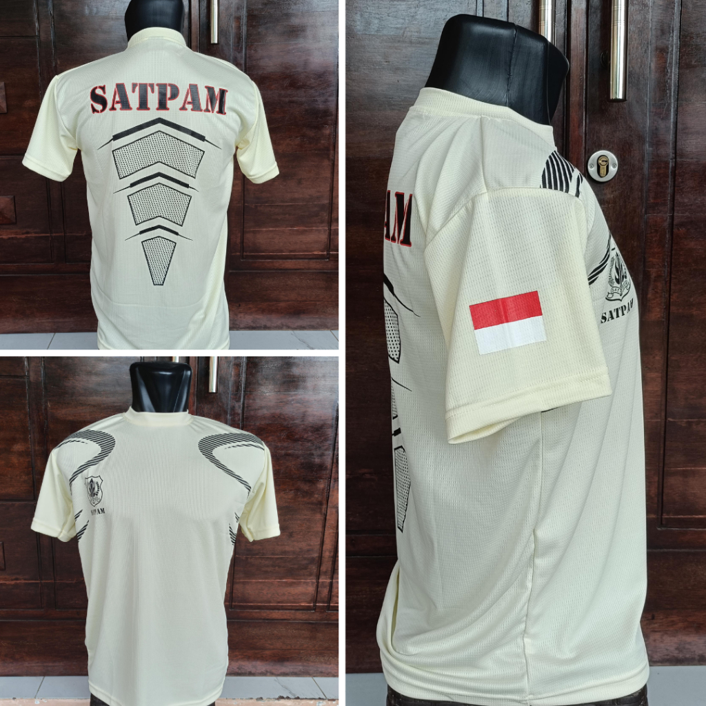 Kaos Dryfit Satpam/Kaos Satpam/Kaos Dalam Satpam/Kaos Security