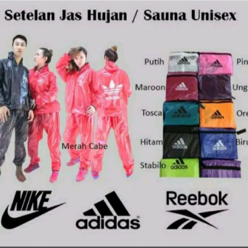 JAS HUJAN PRIA/WANITA ADIDAS / RAINCAT ADIDAS-ALL SIZE