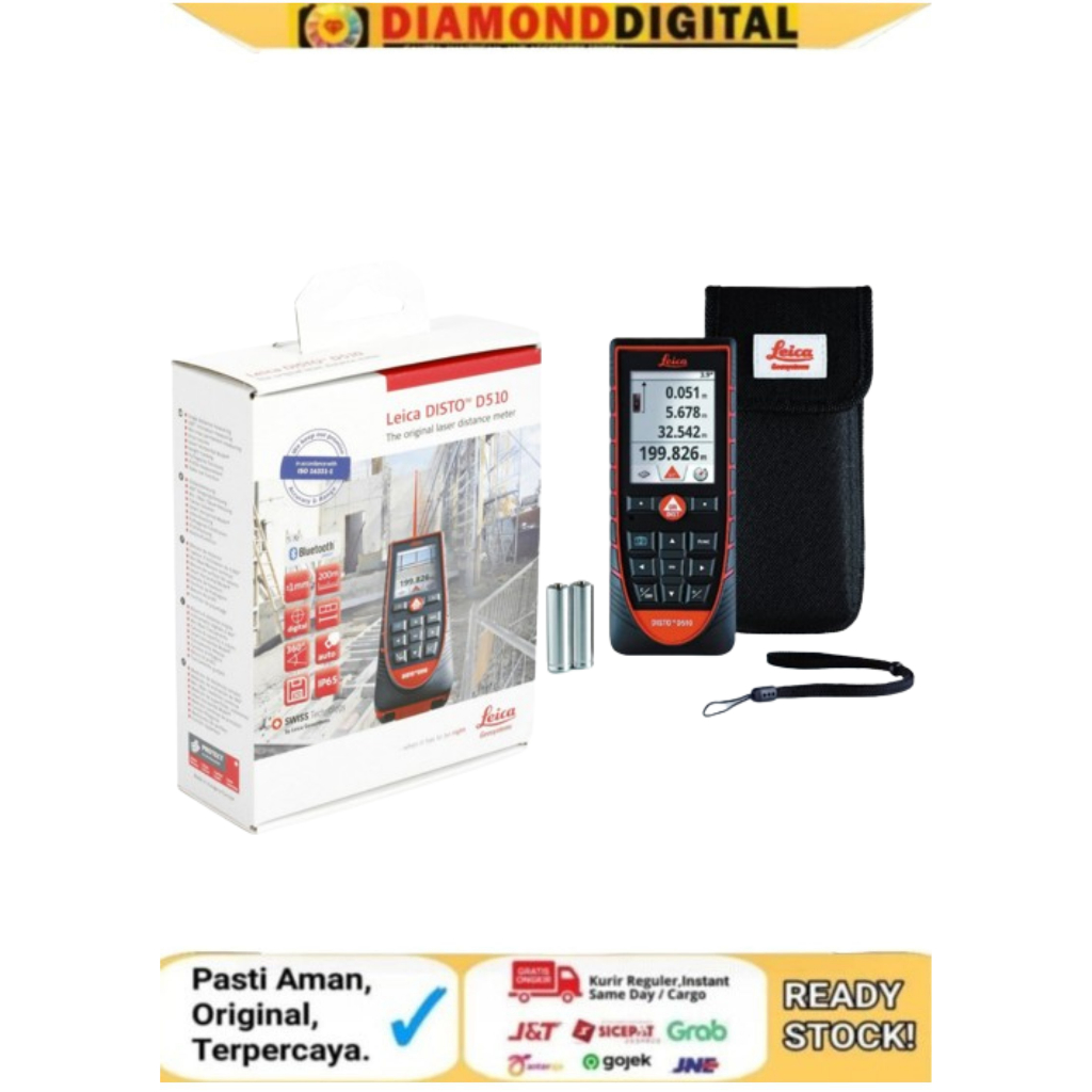 Leica Disto D510 Laser Distance Meter 200m