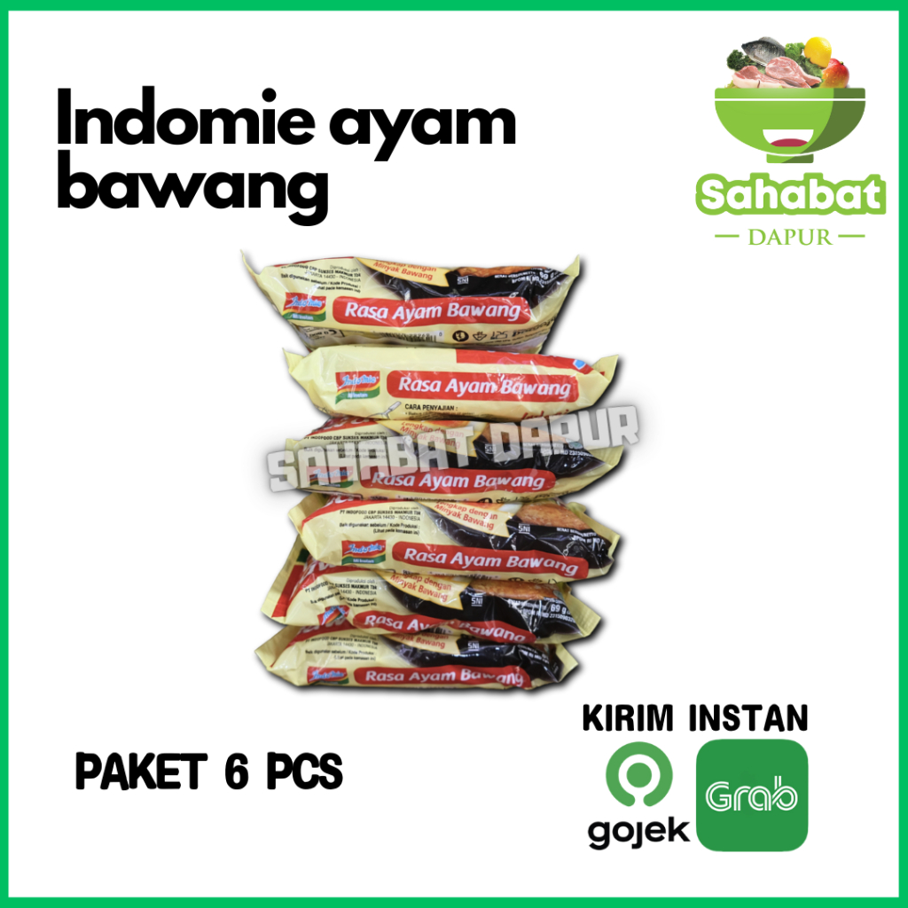 

Indomie Mie Ayam Bawang paket 6pcs - Sahabatdapur