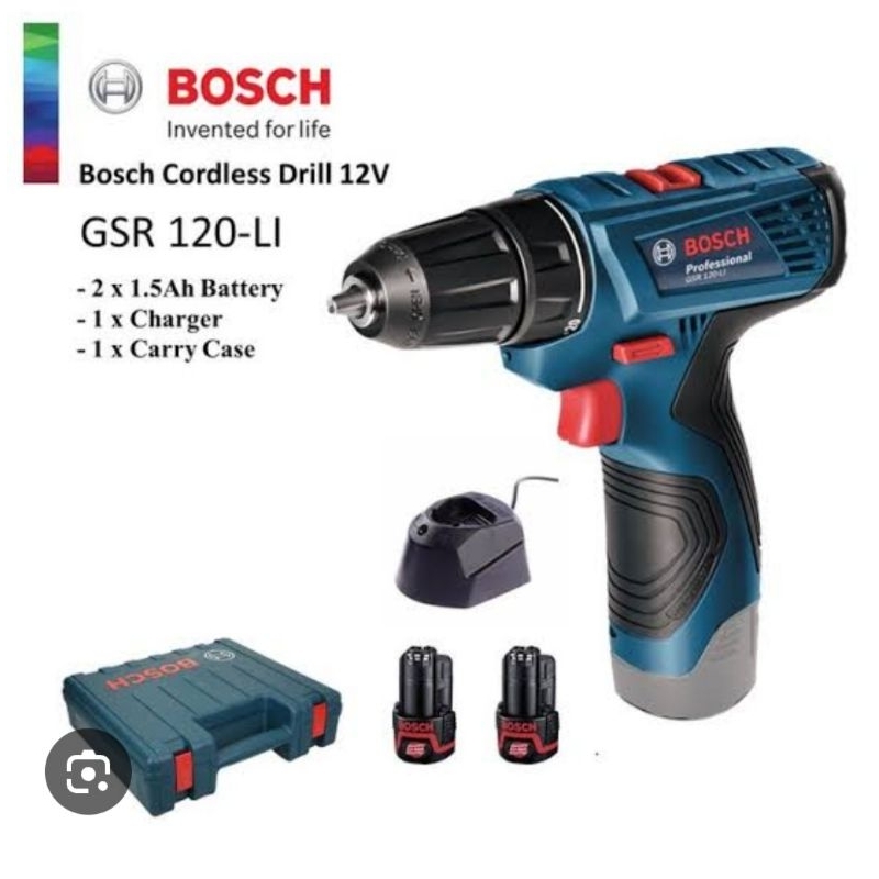 BOR CORDLESS BOSCH GSR 120Li