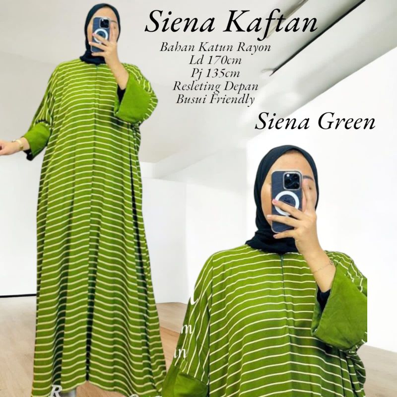 SIENA Kaftan Jumbo Rayon Adem Tunik Big Size Busui Kampung Souvenir Bali