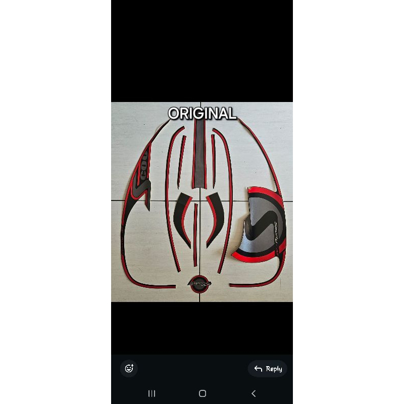 Sticker / Striping / Lis body motor Honda Scoopy Sporty 2013