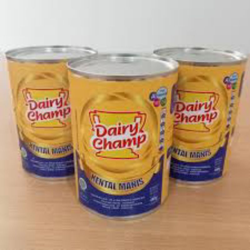 

SUSU KENTAL MANIS DAIRY CHAMP/SKM/SUSU KALENG 500gr