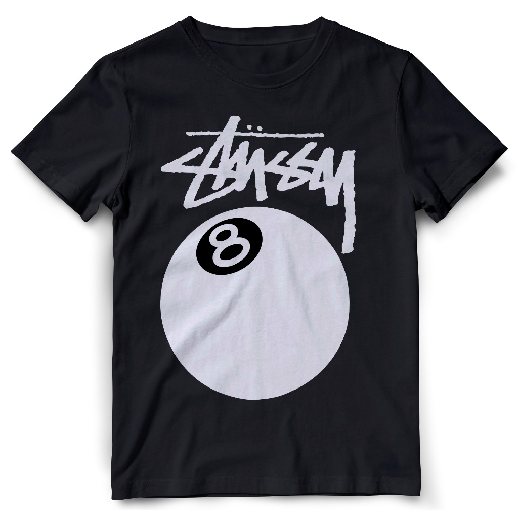 Kaos Distro Stussy 8 Ball T-Shirt