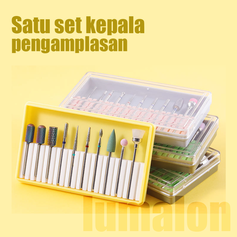 Alat paku set pengamplasan kepala baja paduan keramik / mesin paku / mesin paku / bor pelepas paku /