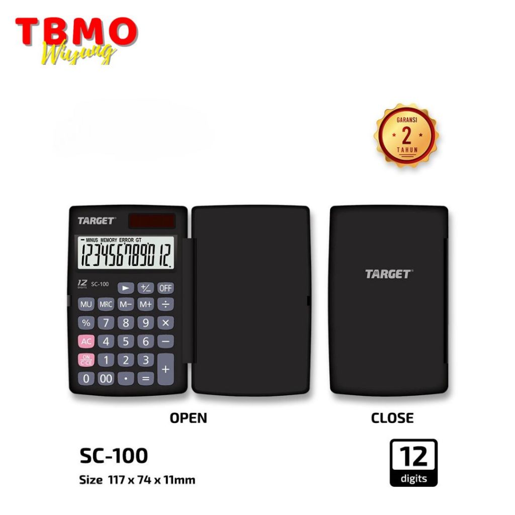

Tbmo Kalkulator Target SC-100 Pocket