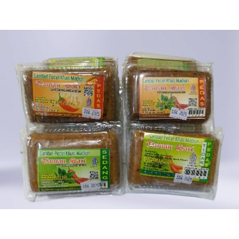 

Bumbu Sambel Kacang Taman Sari/Sambal Pecel Khas Kota Madiun Kemasan 250gr