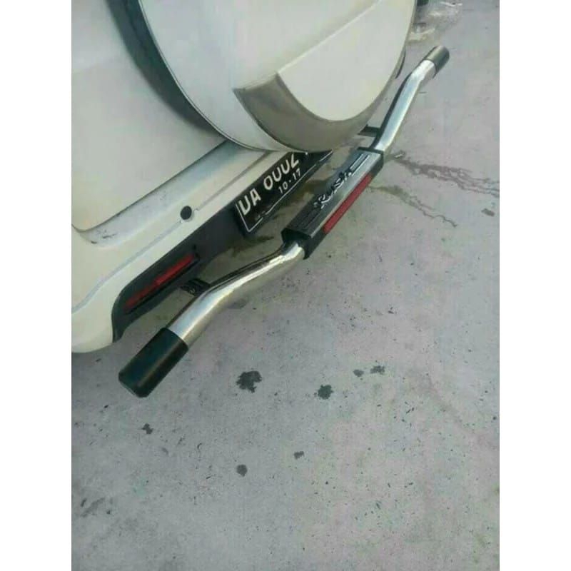 tanduk bumper belakang rush konde besi stainless
