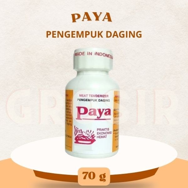 

Bubuk Paya Pengempuk Daging / MEAT TENDERIZER 70 Gram HALAL