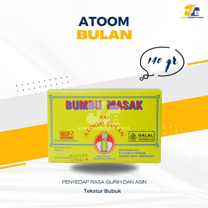 

Bumbu Atoom 140 gr (Box) / Atoom Bulan