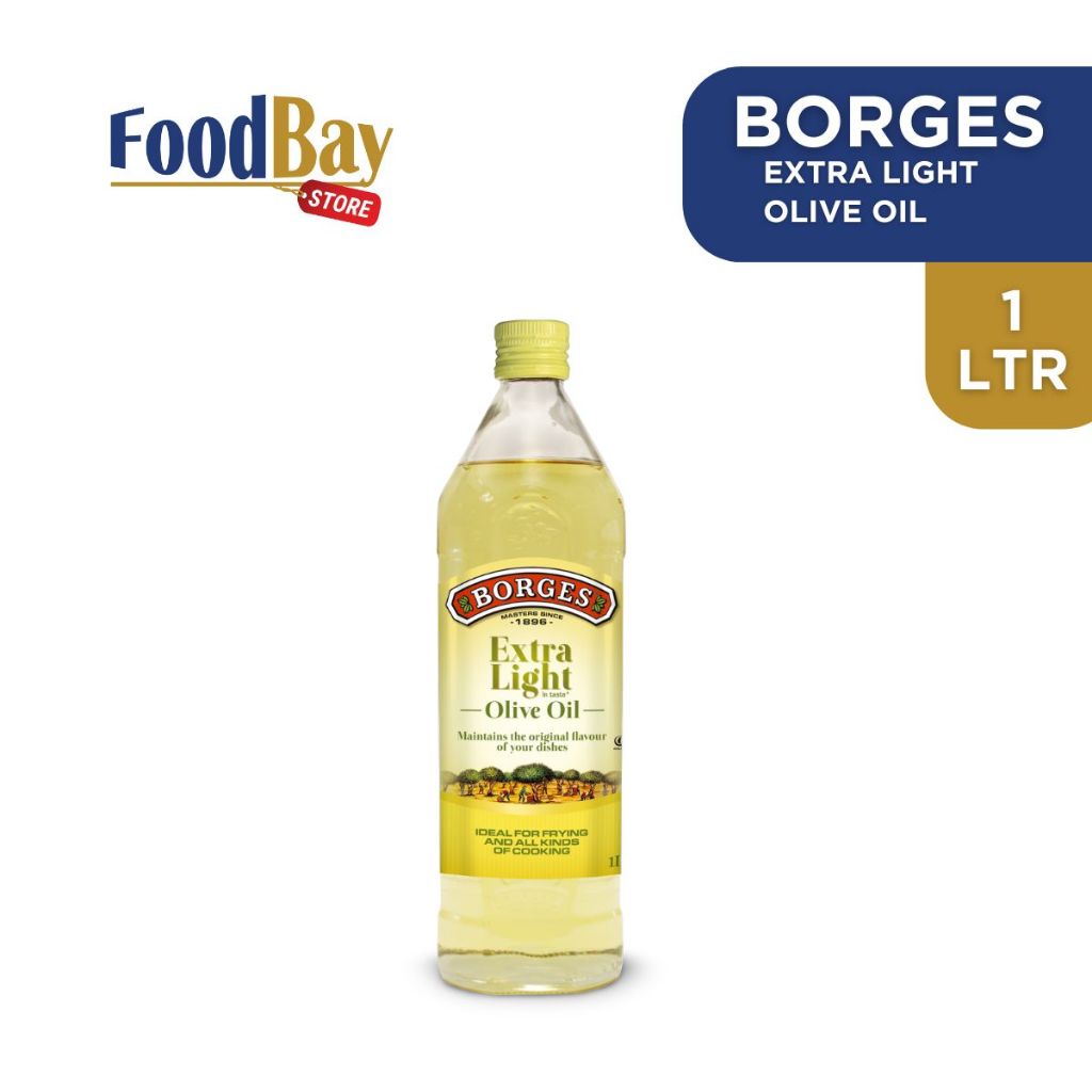 

BORGES Extra Light Olive Oil 1 Liter (1 Ltr) / Minyak Zaitun Light 1L (1 L)