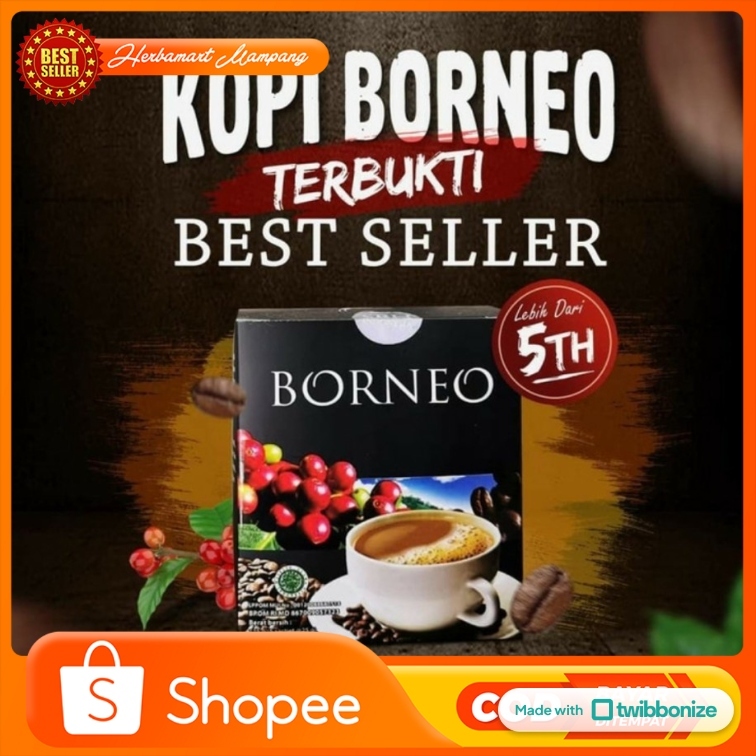 

Kopi Borneo Exotica Coffee For A Man isi 5 sachet