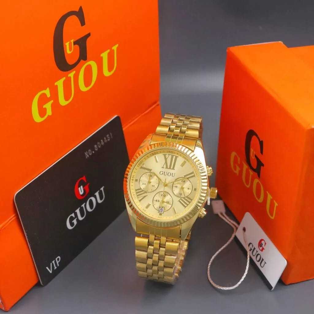 JAM TANGAN WANITA GUOU TERLARIS MURAH DESIGN MEWAH XT-6752 WATCHES / WATCH