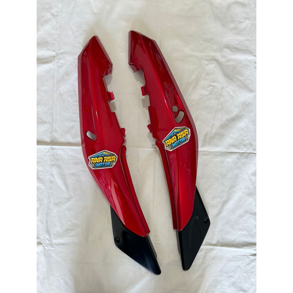 Cover Side / Body Bodi Samping Merah Maroon Merah Marun Merah Maron ZX KRR CBU Kawasaki Ninja RR OLD