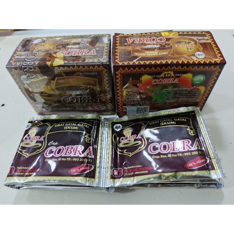 JAMU SERBUK COBRA GATAL - GATAL ISI 12