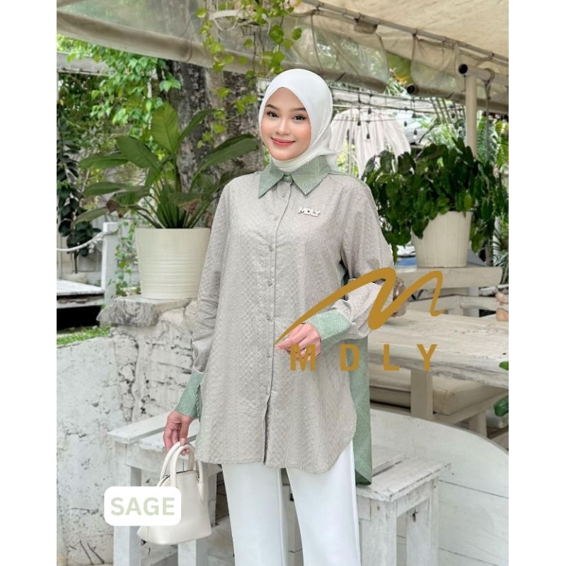Dyana shirt by mdly original /shirt koleksi mdly terbaru