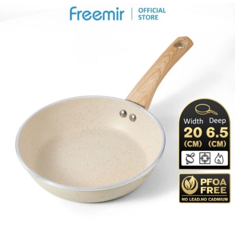 Freemir 20 Cm Wajan Beige Anti lengket A26001 Freemir