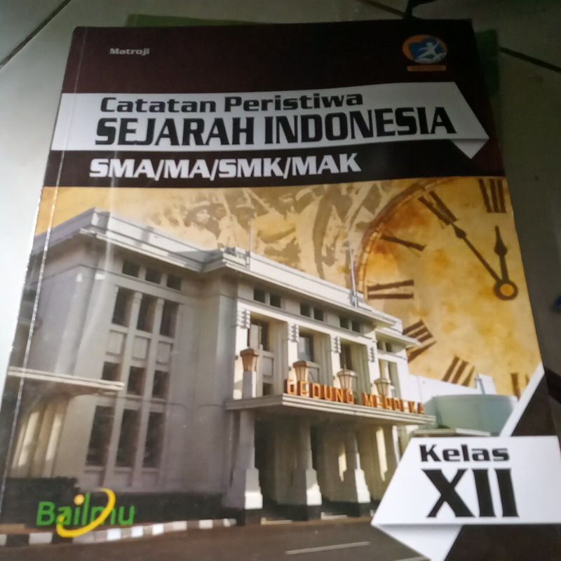 buku sejarah Indonesia kelas 12 penerbit bailmu