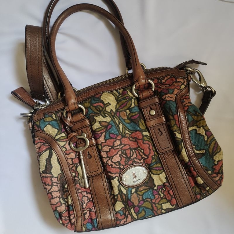 preloved - fossil vintage bag | madox medium fossil auth