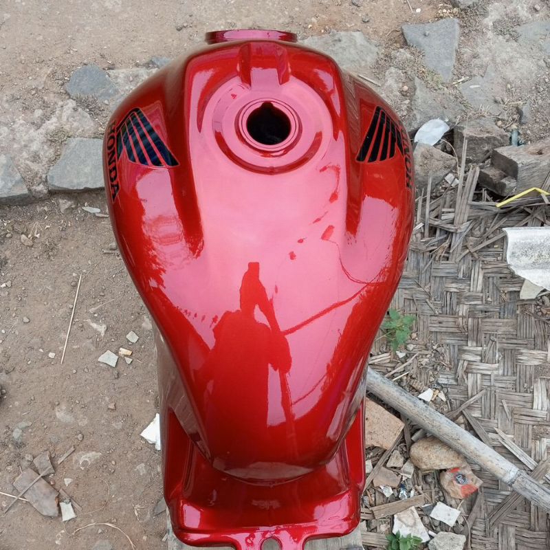 tangki Verza 150 Original copotan warna merah