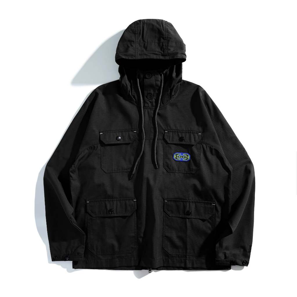 UH Anorak Ripstop Jacket - NOAH BLACK