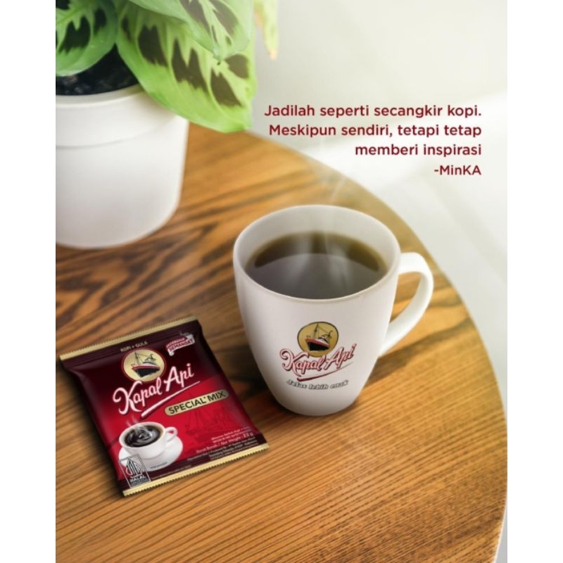 Kapal Api kopi bubuk tanpa gula 60 gram