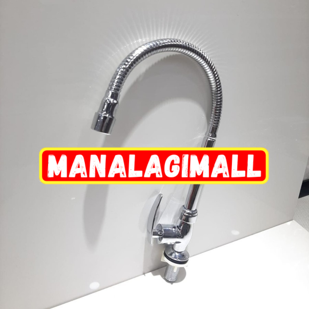 Kran Sink Tarik Keran Cuci Piring Fleksibel Stainless Faucet Sprayer kran Cuci / Cuci Piring Terompe