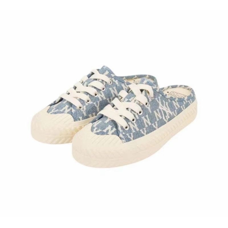 Sepatu Sandal MLB NY Yankees Playball Denim Jeans / MLB Original