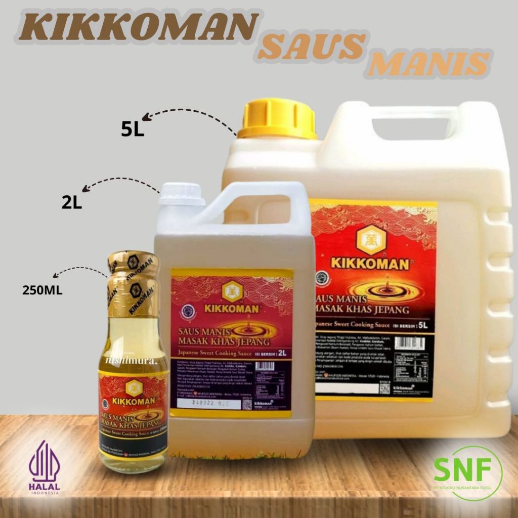 

KIKKOMAN SAUS MANIS | MASAK KHAS JEPANG | 250ml, 2L, 5L | HALAL