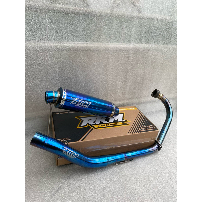 Fullset scorpio bluemoon //original RKM PRO EXHAUST