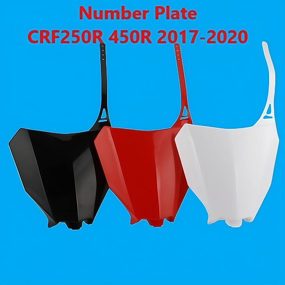 Cover nomer papan nomor CRF 150 model CRF 450 SRX, Number plate CRF 250 R/RX & 2017-2020