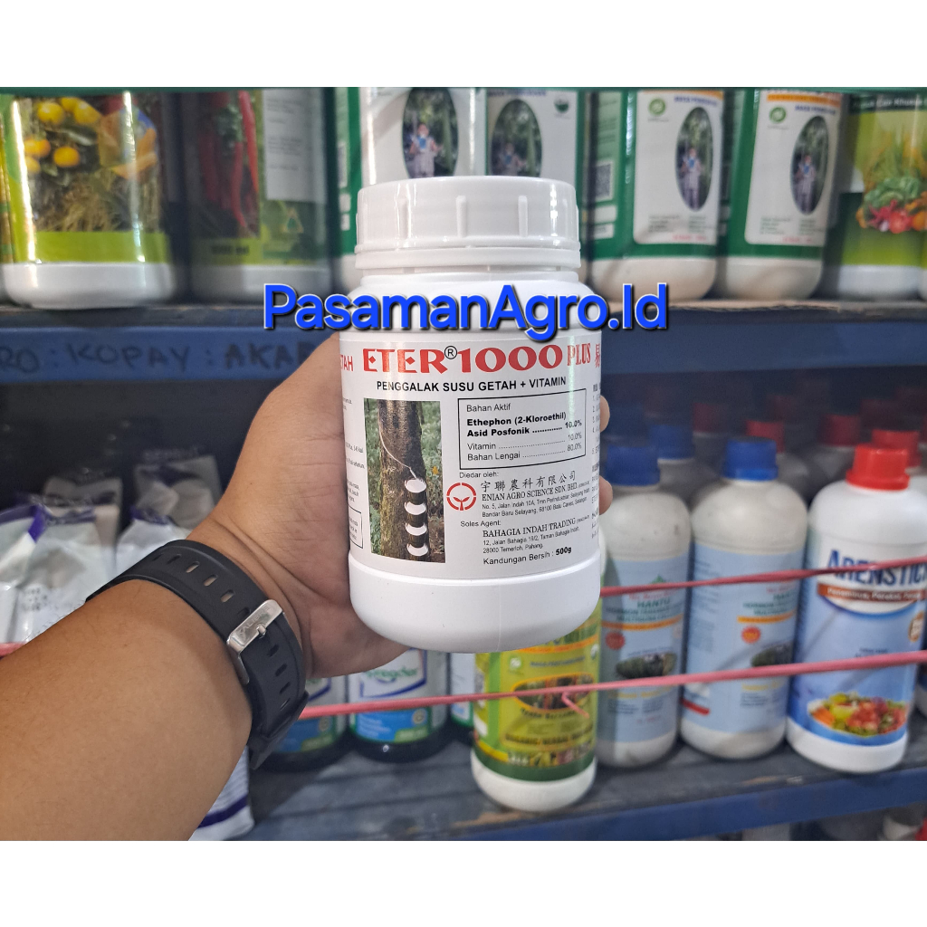 ZPT PERANGSANG GETAH KARET ETER 1000 PLUS - 500 GRAM