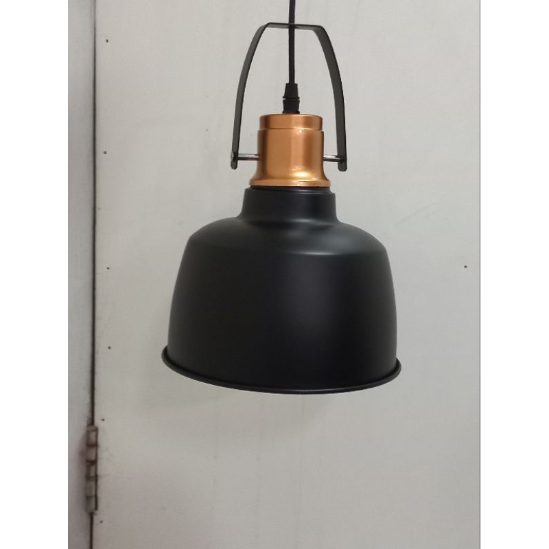 LAMPU GANTUNG CAFE MODEL KAP MINIMALIS diameter 21cm