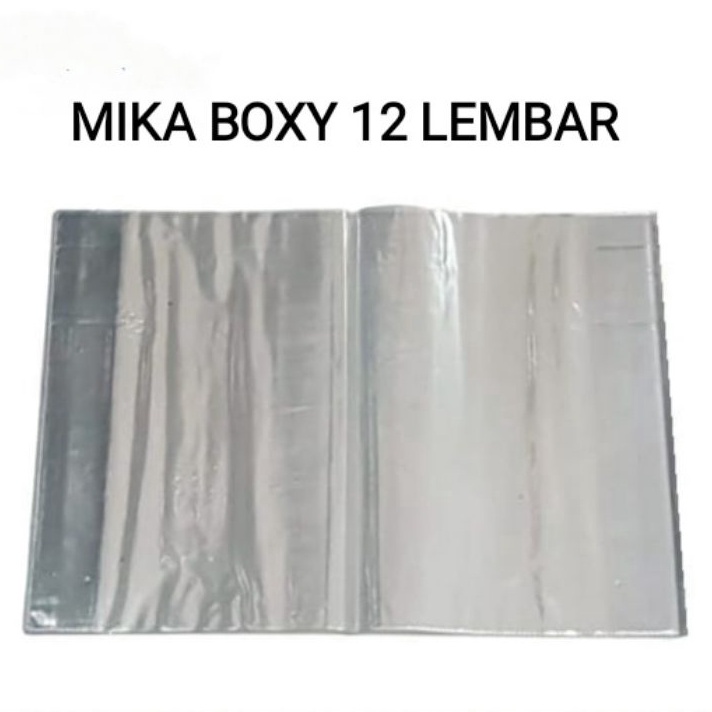 

MAKSIMAL Sampul buku plastik mika boxy maxi 12pcs