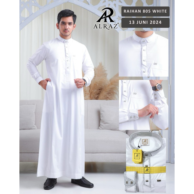 GAMIS / JUBAH MERK AL RAZ PREMIUM TERBARU KEKINIAN