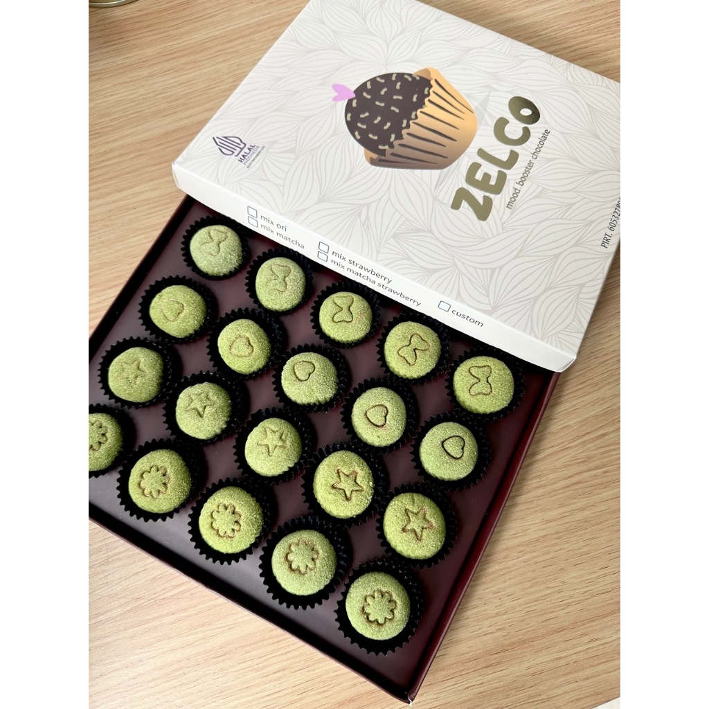 

Zelco - Chocolate Coklat Ball Full Matcha Creamy