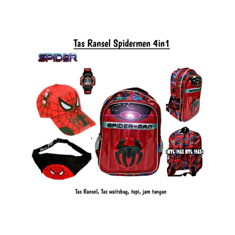Paket Ransel Anak 4in1 tas anak murah tas anak sekolah