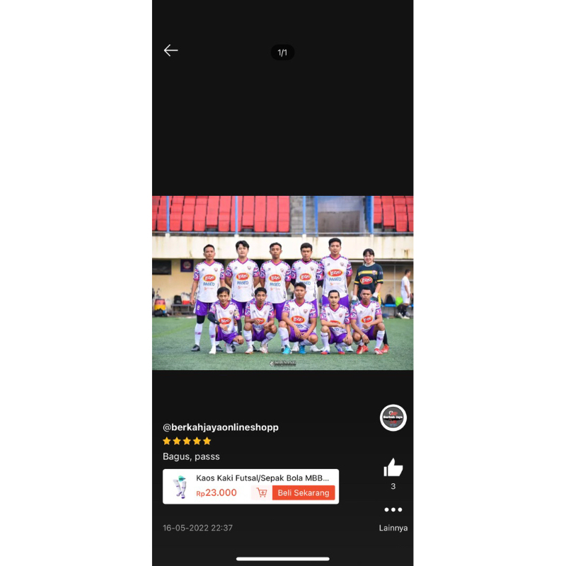 CUSTOM KAOS KAKI BOLA/FUTSAL DESIGN SENDIRI