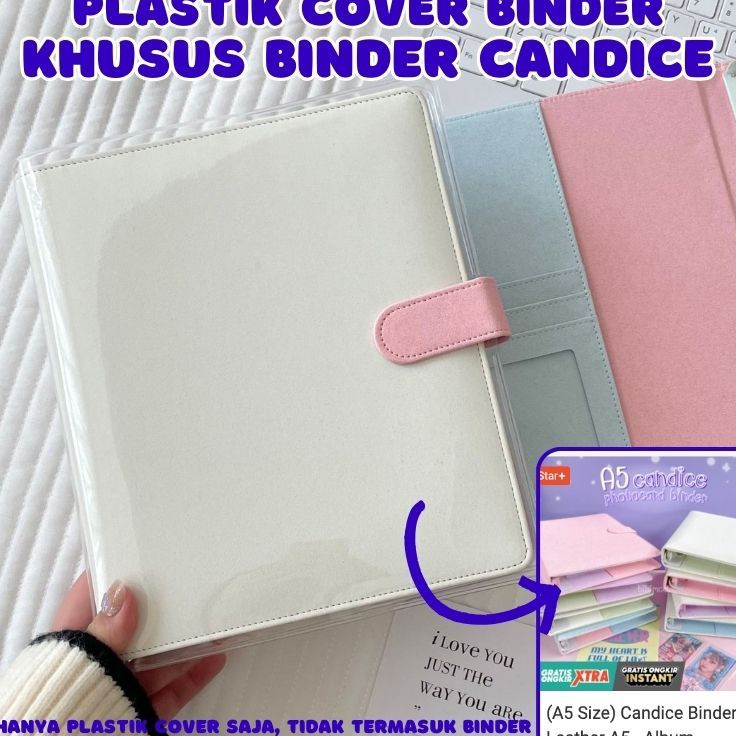 

SENSASIONAL Plastik Cover PVC untuk Binder Candice A5 Sampul Plastic