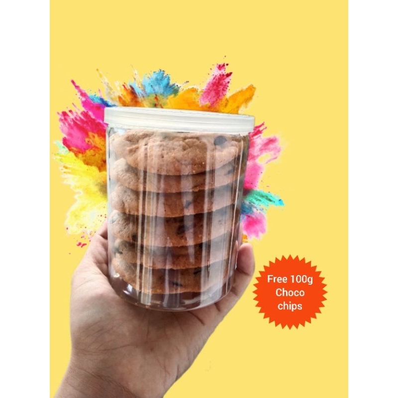 

Premix/ Tepung Instant Soft Chocochips Cookies 455g (Free Chocochips 100g)