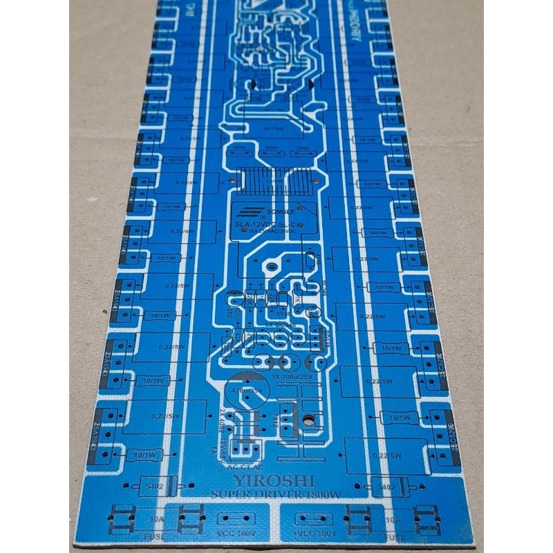 PCB Power YIROSHI MK 7 Tef 12 set Tr Final With Inbal/Protec & led indicator 3U .