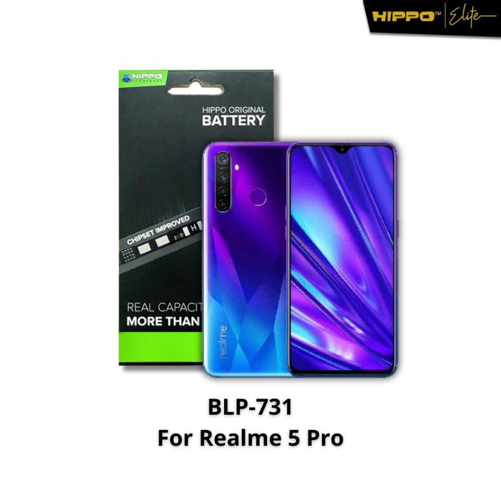 Hippo Baterai REALME 5 PRO BLP731 4000mAh BLP-731 Original Cell Battery Batre