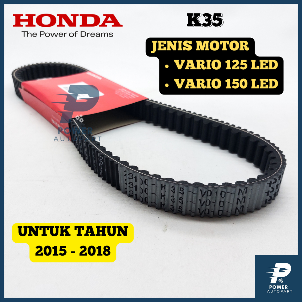 ORIGINAL VANBELT V-BELT k35 HONDA VARIO 150 LED HONDA VARIO 125 LED KUALITAS ORIGINAL - K35