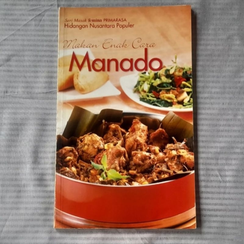 Buku Resep Masak Makan Enak Cara Manado by Primarasa ORIGINAL 