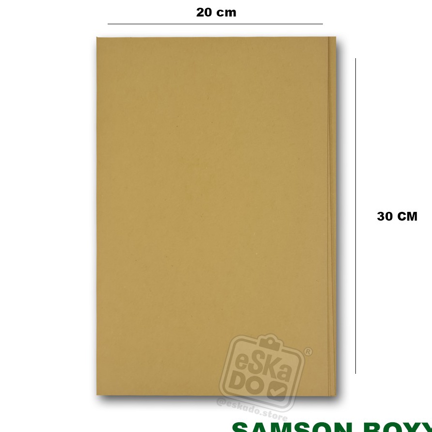 

LIMIT Sampul Coklat Samson Boxy Isi 2 Lembar