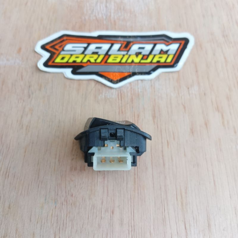 Saklar Dim Jauh Dekat On Off Lampu 3 Titik 3 Fungsi Honda Saklar Dim 3 Titik Fungsi Tec Switch On Of