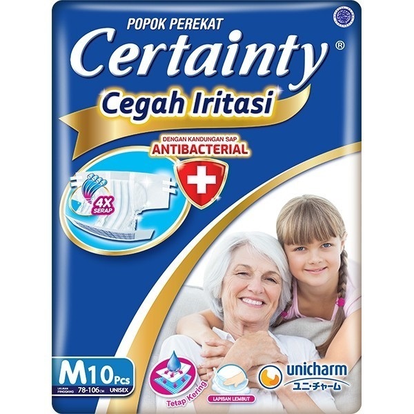 Certainty Diapers Adult  / Popok Perekat Dewasa size M Satuan